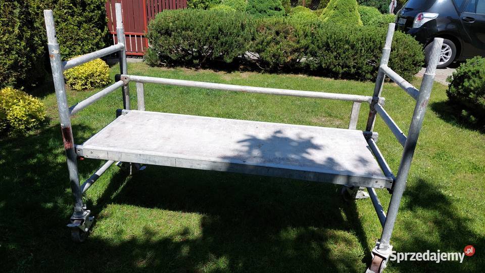 Rusztowanie aluminiowe jezdne firmy Layher Pozostałe mazowieckie Maków Mazowiecki