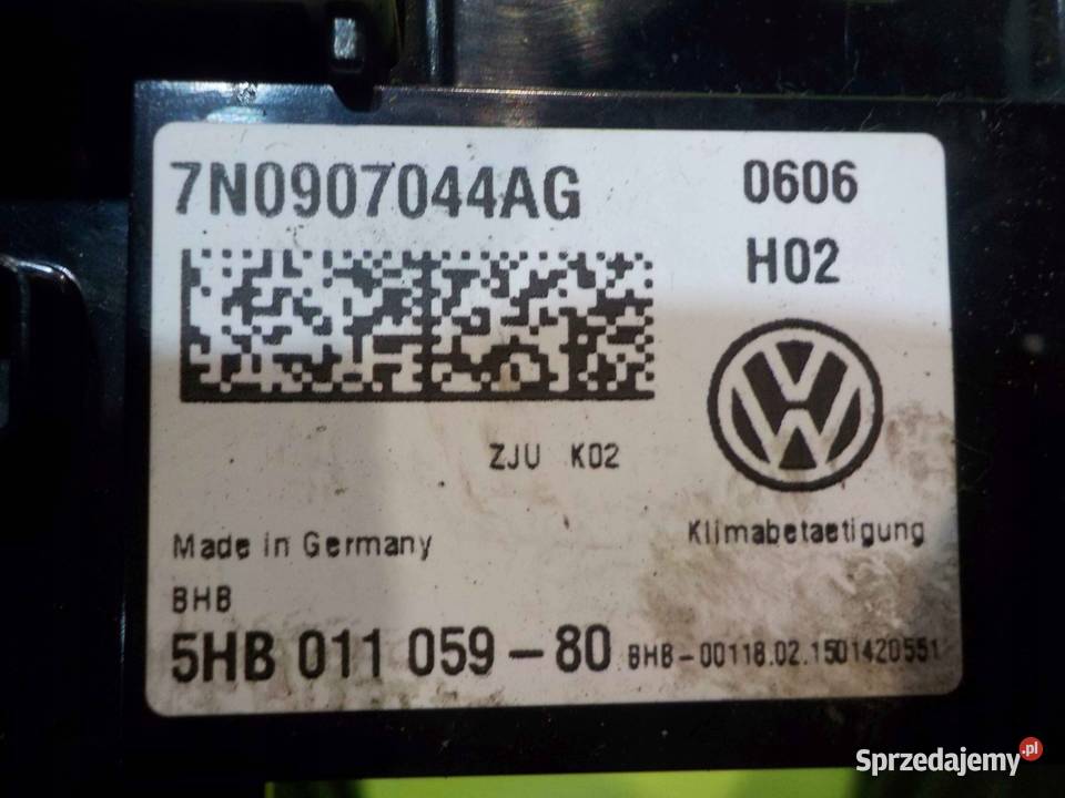 SEAT ALHAMBRA II 15r panel klimatyzacji osobowe mazowieckie Suków