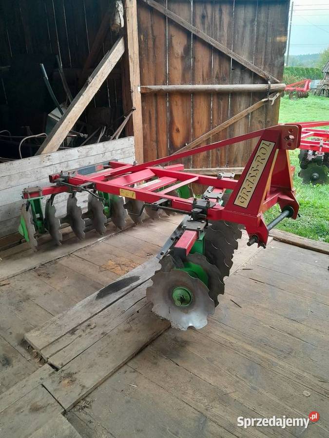 Brona talerzowa zadbana sprawna gruby materiał Agregaty świętokrzyskie Łagów