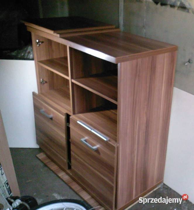 Regał komoda kwadratowa z półkami i czterema 50cm śląskie Knurów