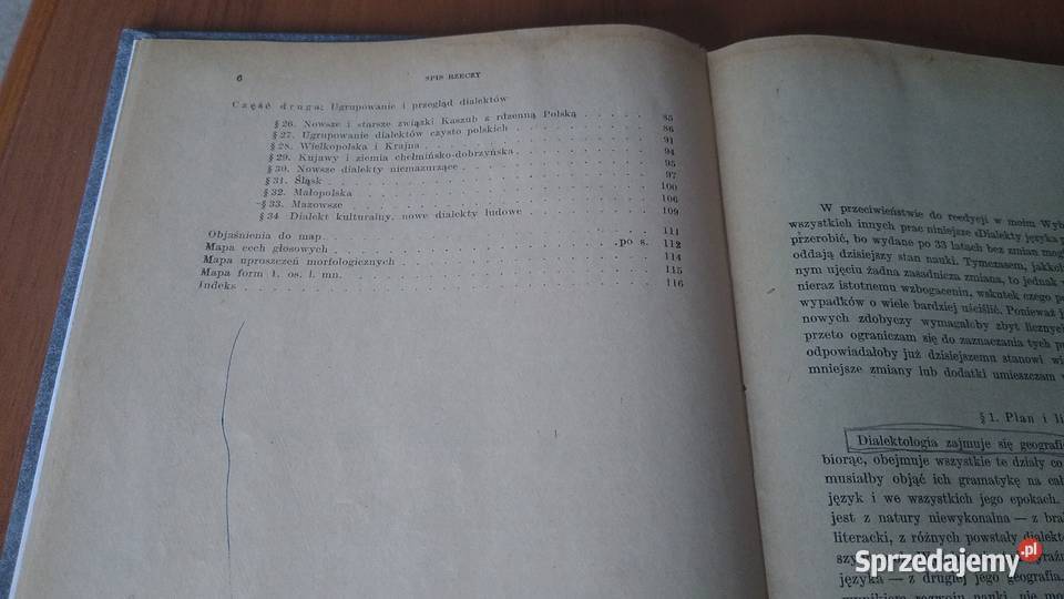 Dialekty języka polskiego Kazimierz Nitsch Gdańsk sprzedam