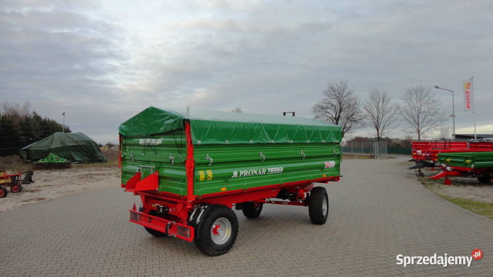 Przyczepa rolnicza dwuosiowa Pronar T6532 6T Pronar Kozenin
