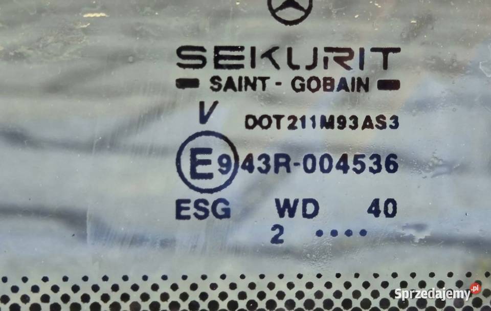 SZYBA TYŁ UCHYLNA BOCZNA PRAWA LEWA W KAROSERIE Karoseryjne Działoszyce