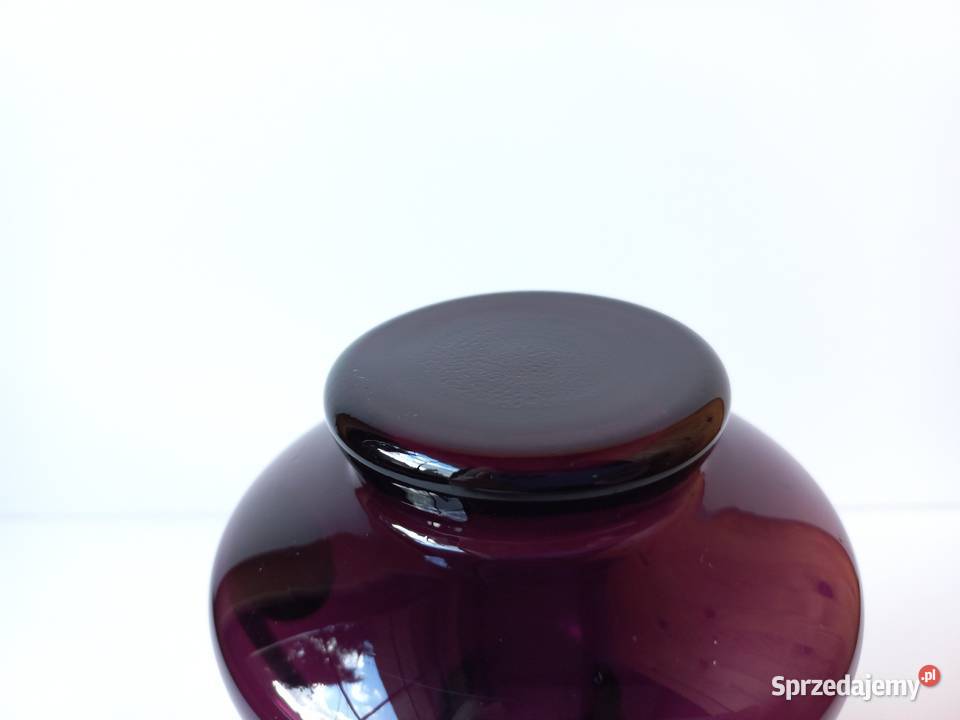 Świecznik Huta Alicja kolorowe szkło PRL Dąbrowa Górnicza sprzedam