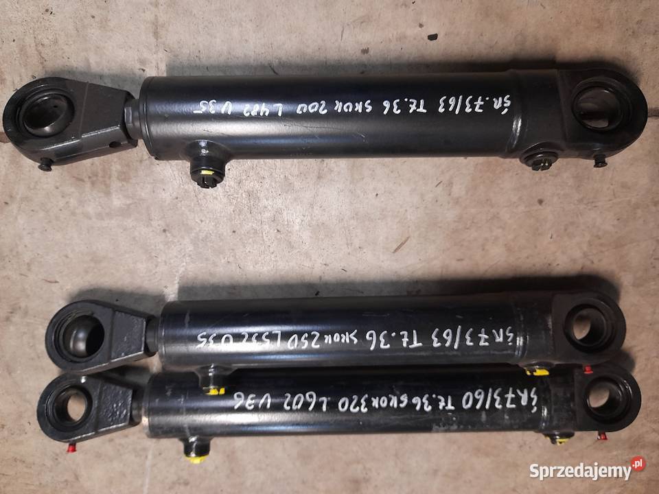 Siłownik hydrauliczny skok 250 chwytak bel nieuszkodzony Białystok