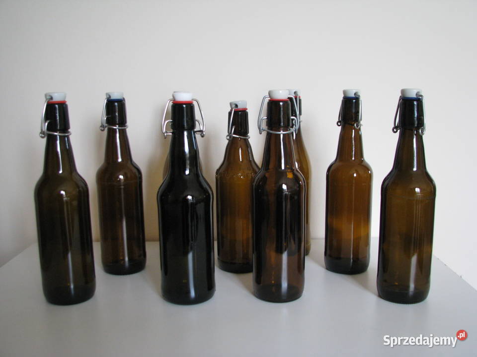 Butelki z pałąkiem piwie czyste bez etykiet z Birofilistyka sprzedam