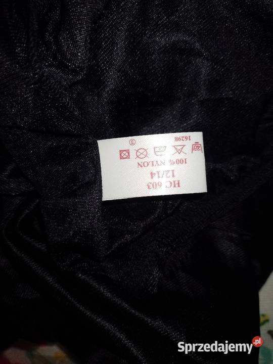 4042 LXL Czarna półhalka pod spódnicę z Londynu