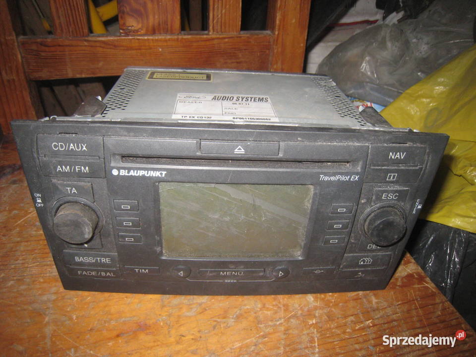 Radio fabryczne Ford Blaupunkt TravelPilot EX