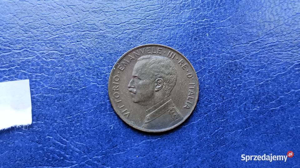 Stare monety 2 centesimi 1915 Włochy Lesko