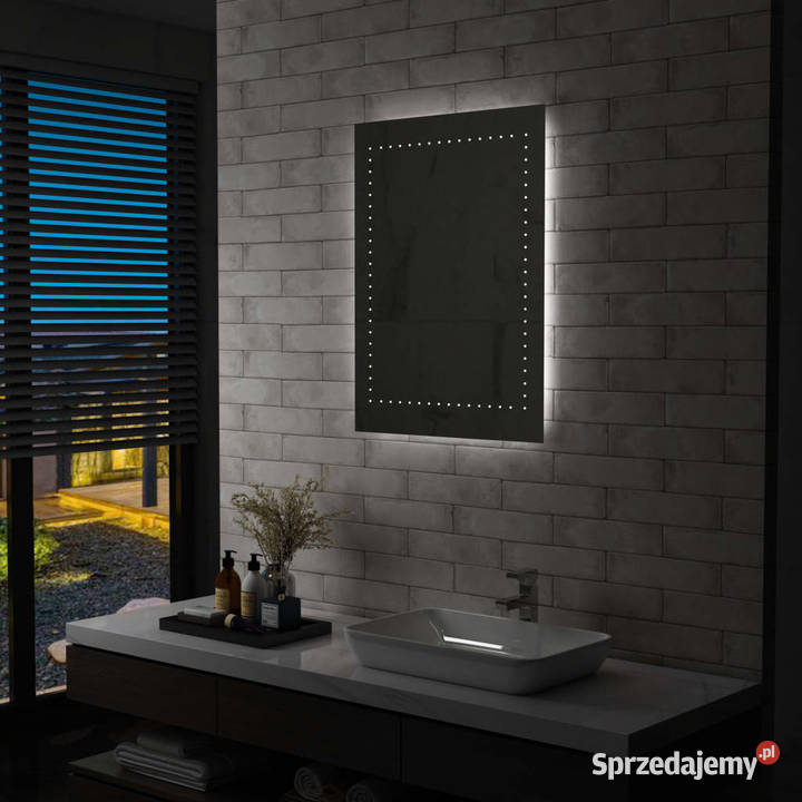 Ścienne lustro łazienkowe z LED 60 x 80 WM144712 Lustra Warszawa sprzedam