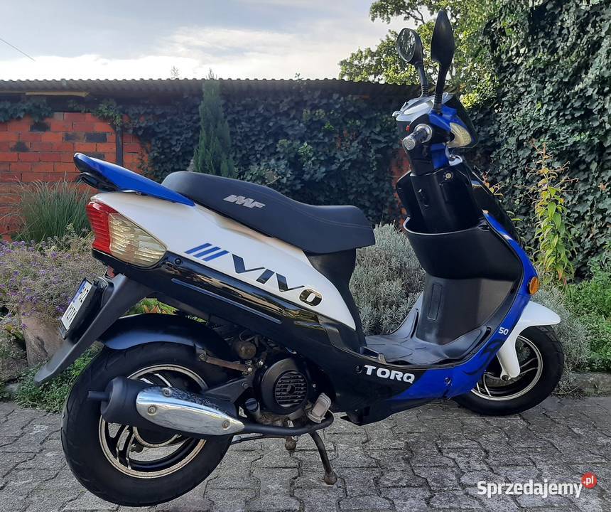 Zadbany skuter Torq Vivo 50 4t 2017r 1wł 13360 Tuczno sprzedam