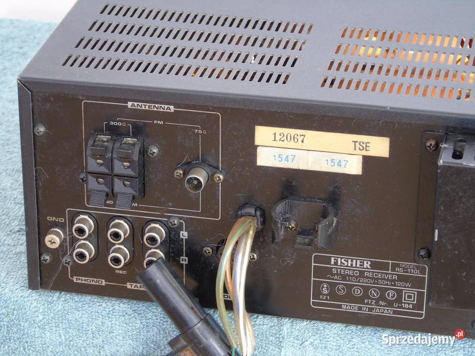 Amplituner Fisher RS110L Vintage WYSYŁKA Jasło