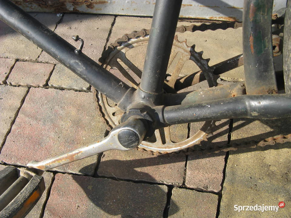 rower zabytkowy podwójna rama Szosowe