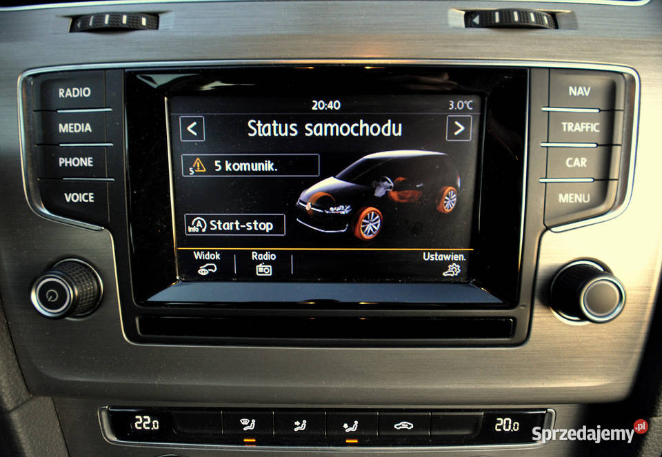 Volkswagen Golf VII 16 TDI2014NaviClima światła do jazdy dziennej Przemyśl