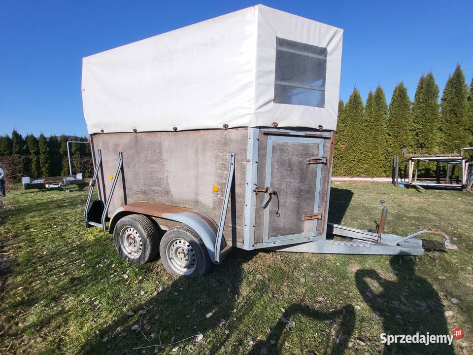 Przyczepa konna na 2 konie