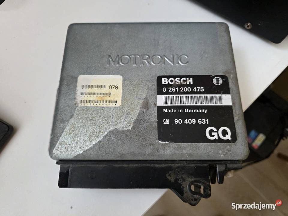 Sterownik komputer silnika ecu 0261200475 Opel warmińsko-mazurskie Gajewo sprzedam