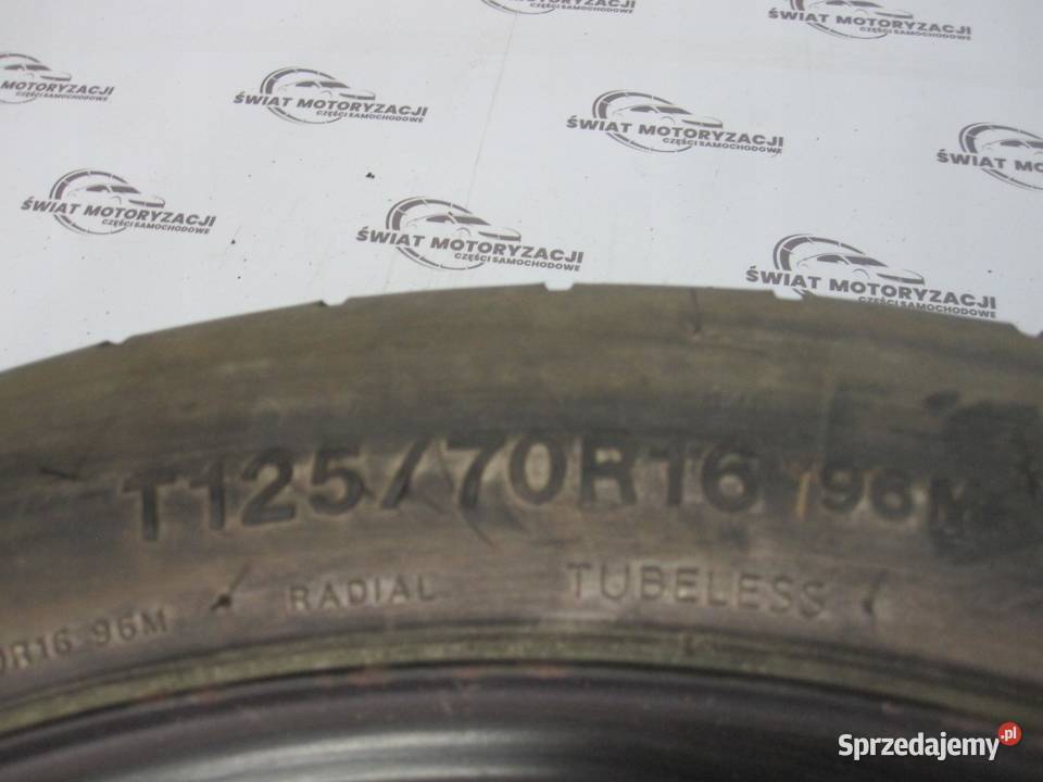 VW GOLF AUDI SEAT ALTEA koło dojazdowe 1257016