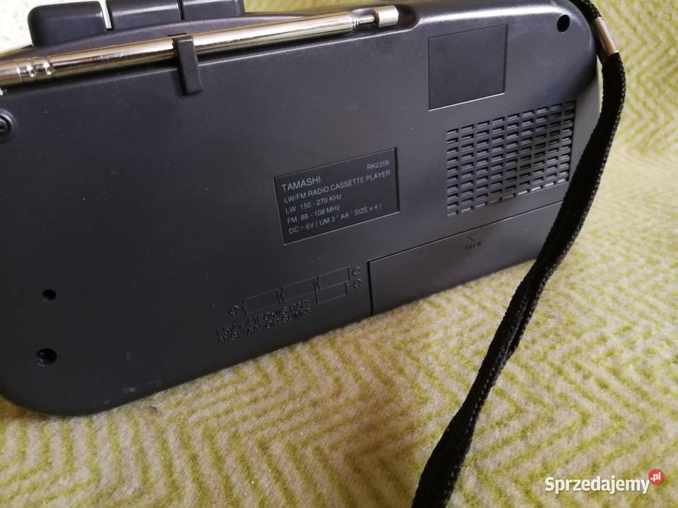 radio z magnetofonem kasetowym Tamashi Nowe Szczecin