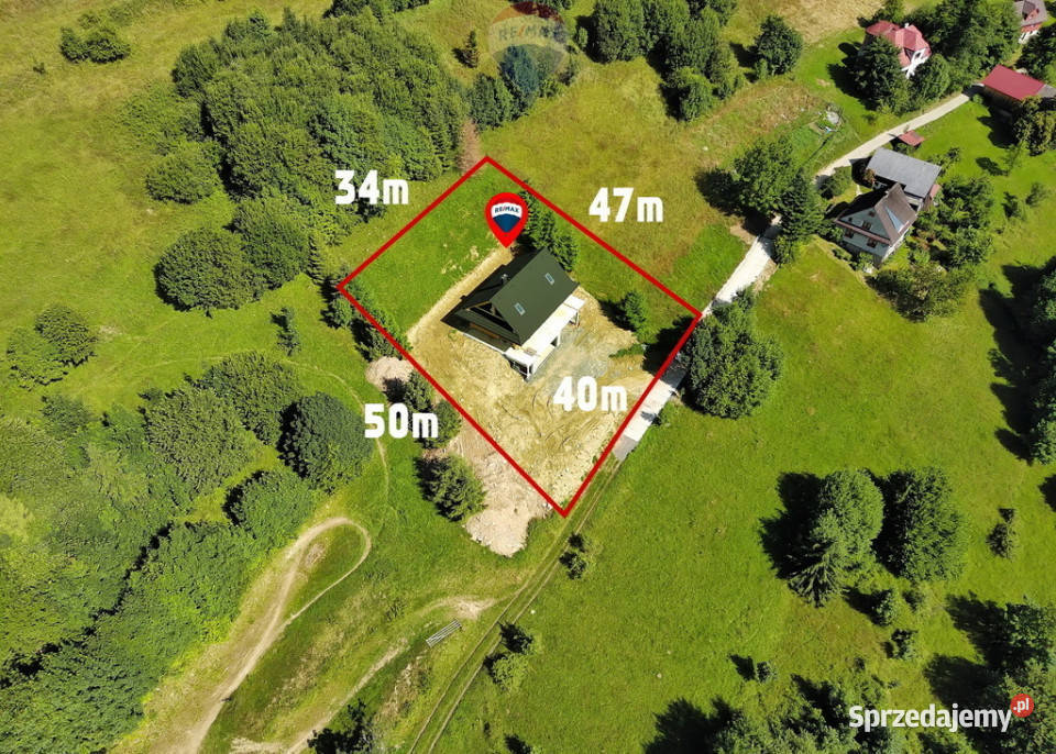 Spektakularne widoki dom Koniaków asfalt