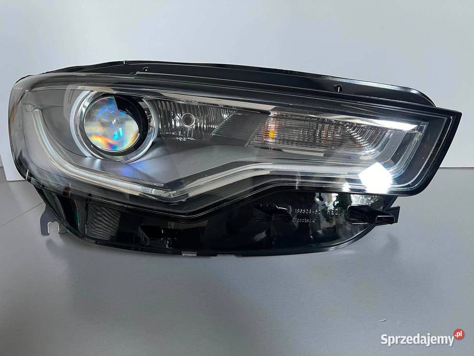 AUDI A6 C7 BIXENON PRAWA LAMPA PRZÓD STAN Motoryzacja Ostroróg