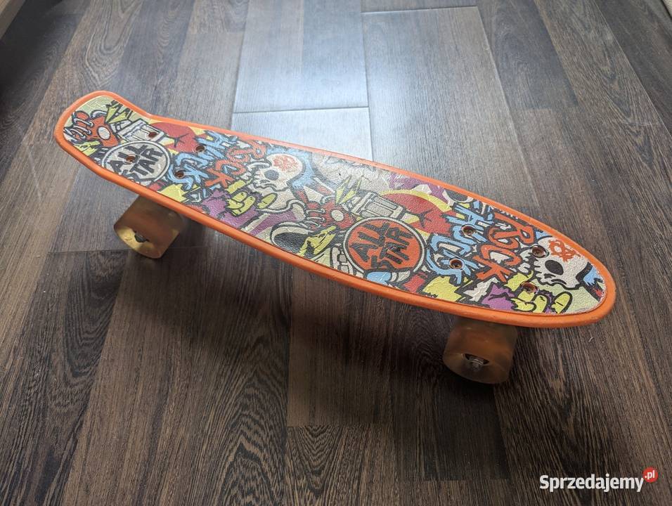 Deskorolka fiszka Skateboard pennyboard LED Warszawa sprzedam