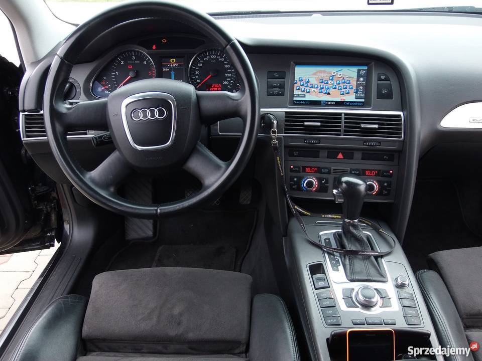 AUDI A6 C6 Monitory Navi Bixenon SkóraAlkantara elektryczne szyby Łęczna