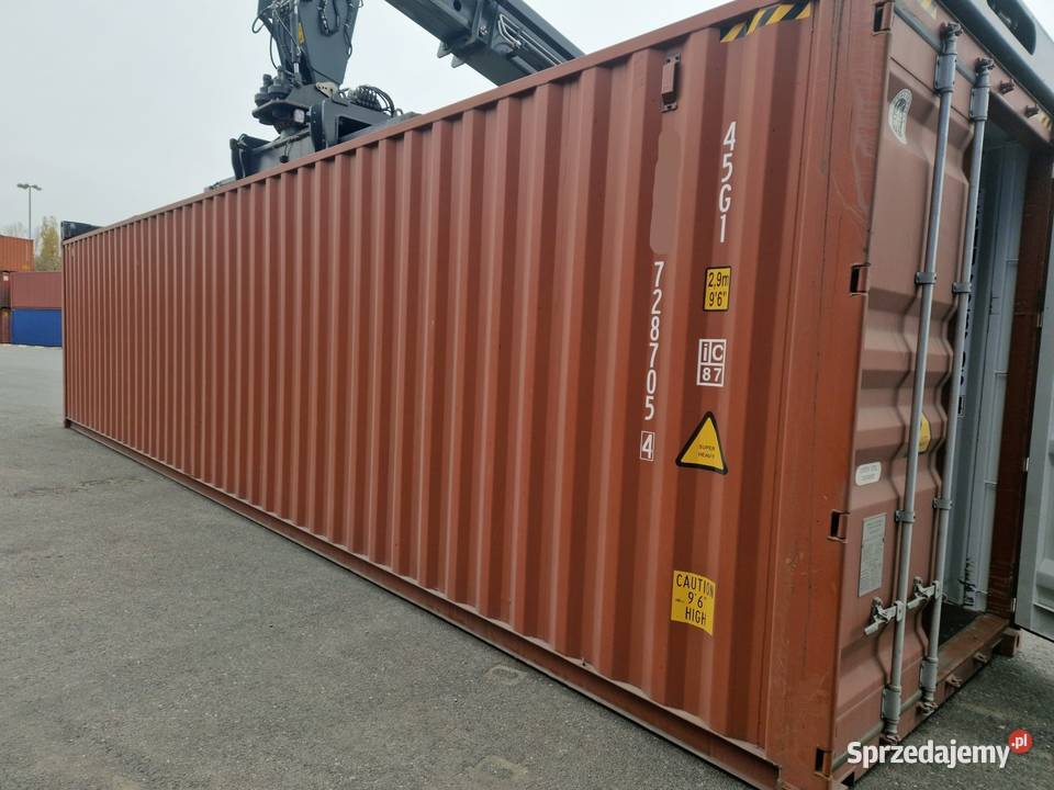 Używany kontener 12M 40HC Cała Polska Warszawa sprzedam