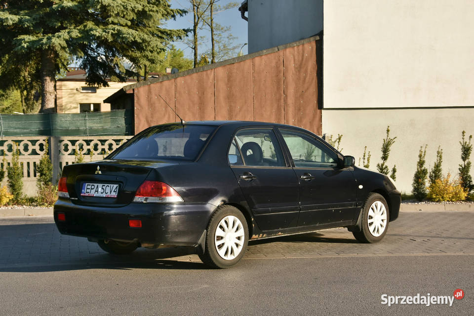 Mitsubishi Lancer 16 LPG długie opłaty welurowa tapicerka Łódź