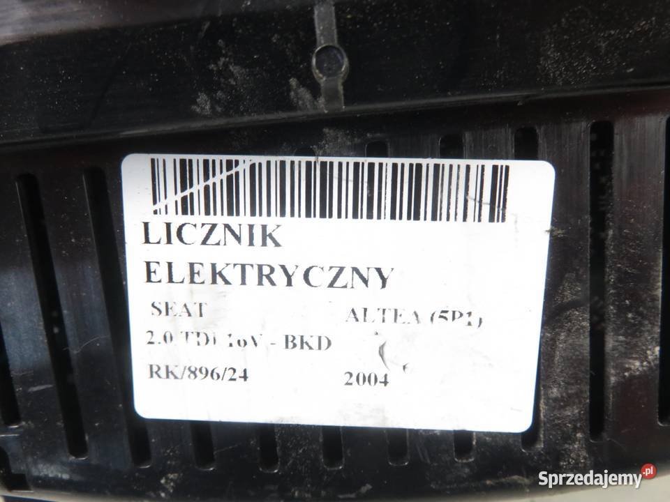 LICZNIK SEAT ALTEA 20 TDI 16V 5P0920822E osobowe małopolskie sprzedam
