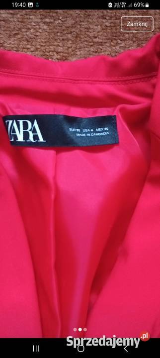 Żakiet zara s xs Jelenia Góra sprzedam
