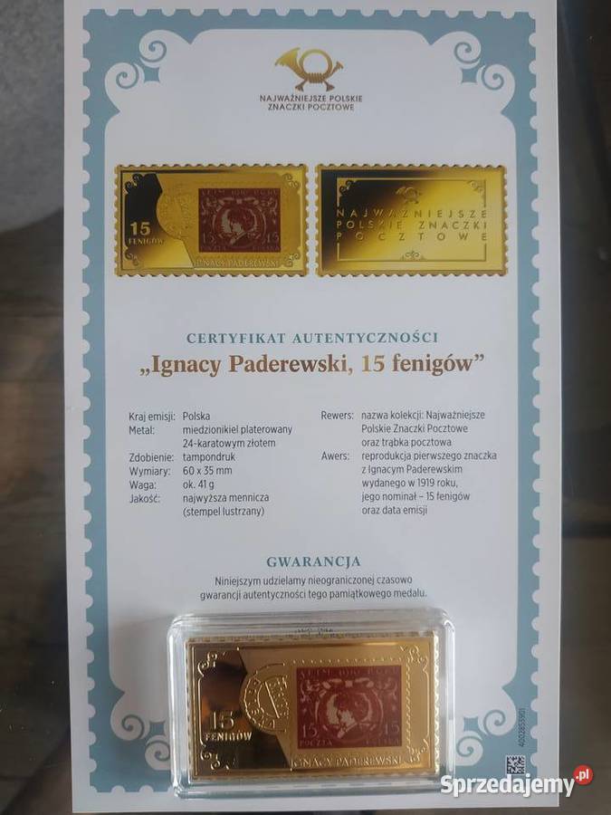 Sztabka kolekcjonerska 41gram Bolesławiec