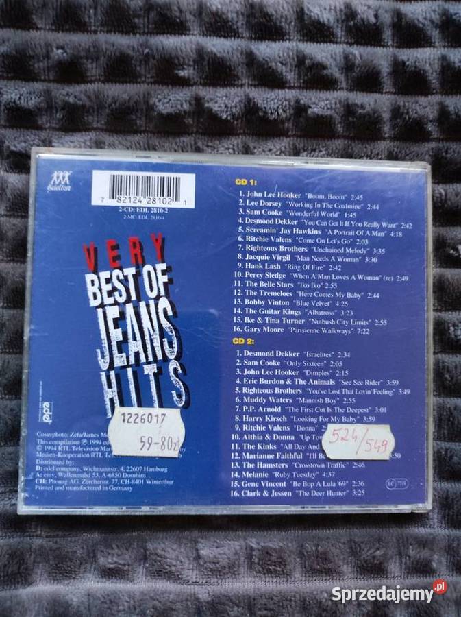 Very Best Of Jeans Hits 1994 2 cd kolekcjonerska świętokrzyskie Kielce