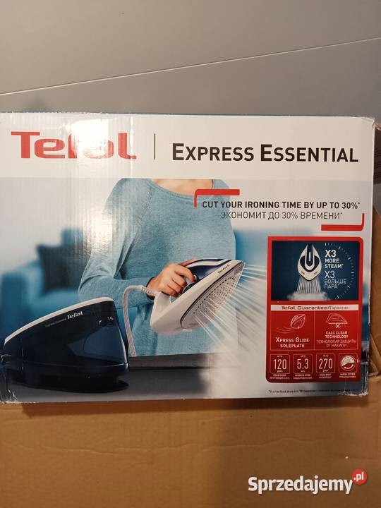 żelazko z generatorem pary tefal express AGD drobne Grybów sprzedam