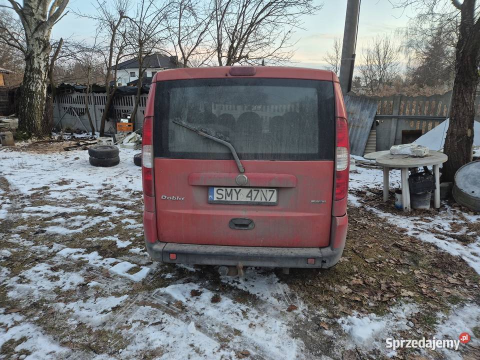 Fiat doblo 19 multijet osobowy klima hak el Rok produkcji 2006 śląskie Myszków
