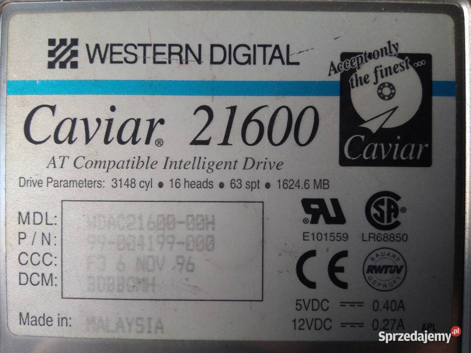 Stary PC Pentium 486 Seagate ST32122A 2gb Caviar mazowieckie