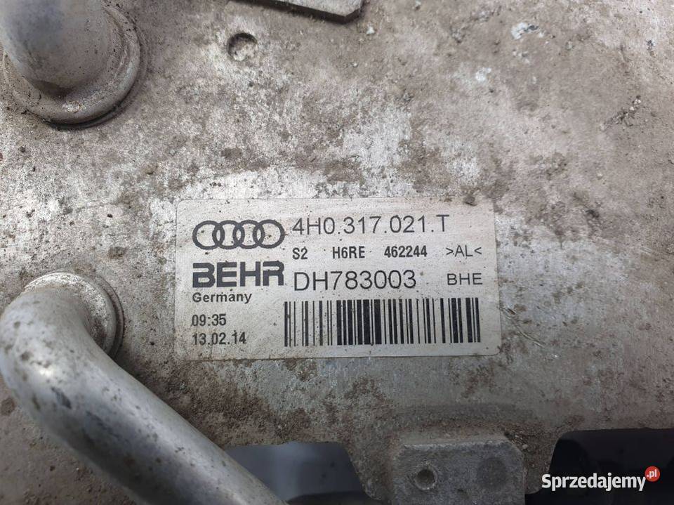 CHŁODNICZKA OLEJU AUDI A8 L D4 4H0317021T Lipno sprzedam