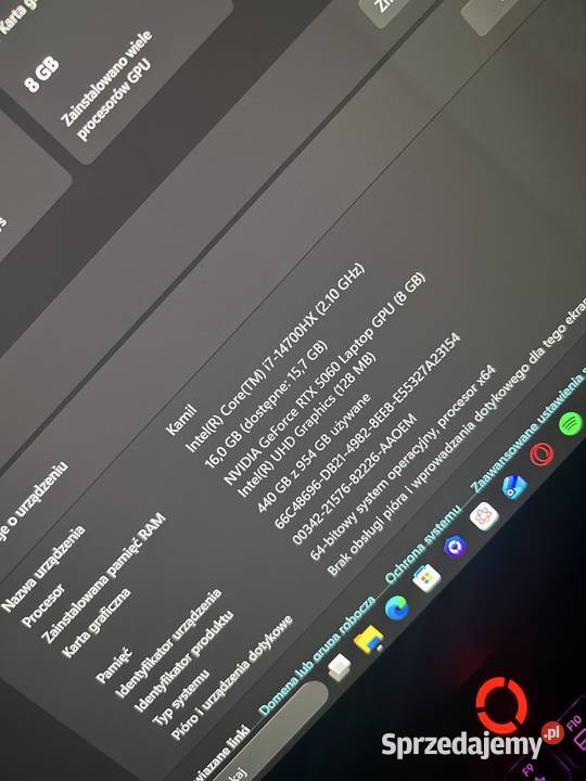 Laptop gamingowy Chełm