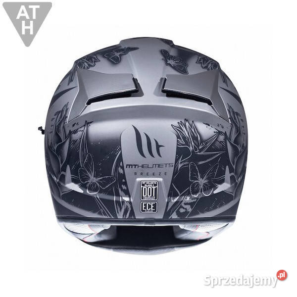 KASK BREEZE SZARY 2020 MATT 4 GWIAZDKI BLENDA S Rozmiar S Kaski i odzież Motoryzacja Mrągowo