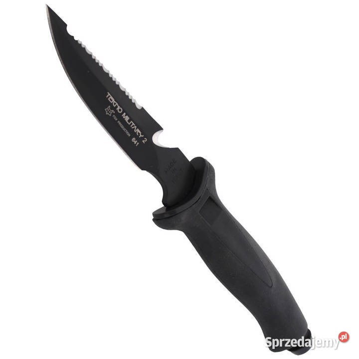 Nóż nurkowy FOX Tekno Military 2 Black Black mazowieckie Warszawa