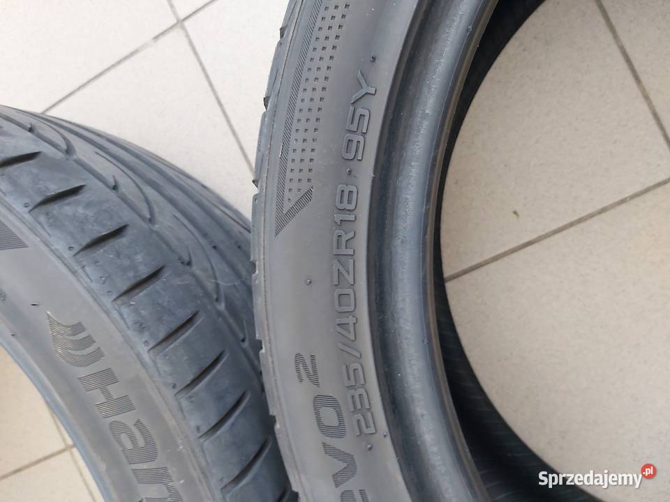 Opony Letnie Hankook ventus evo2 235 40 18 Komorniki sprzedam