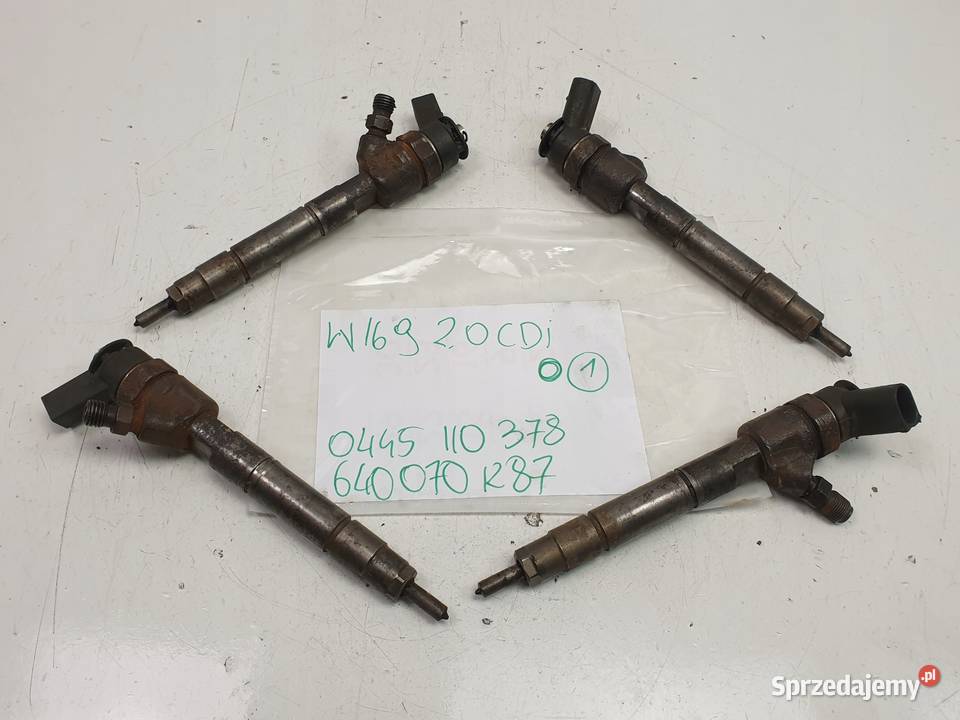 WTRYSKIWACZ Mercedes W169 20 CDI 0445110378 osobowe lubelskie Chełm