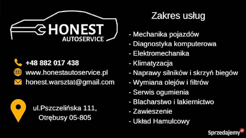 Warsztat Serwis Samochodowy Mechanika Elektryk Warszawa