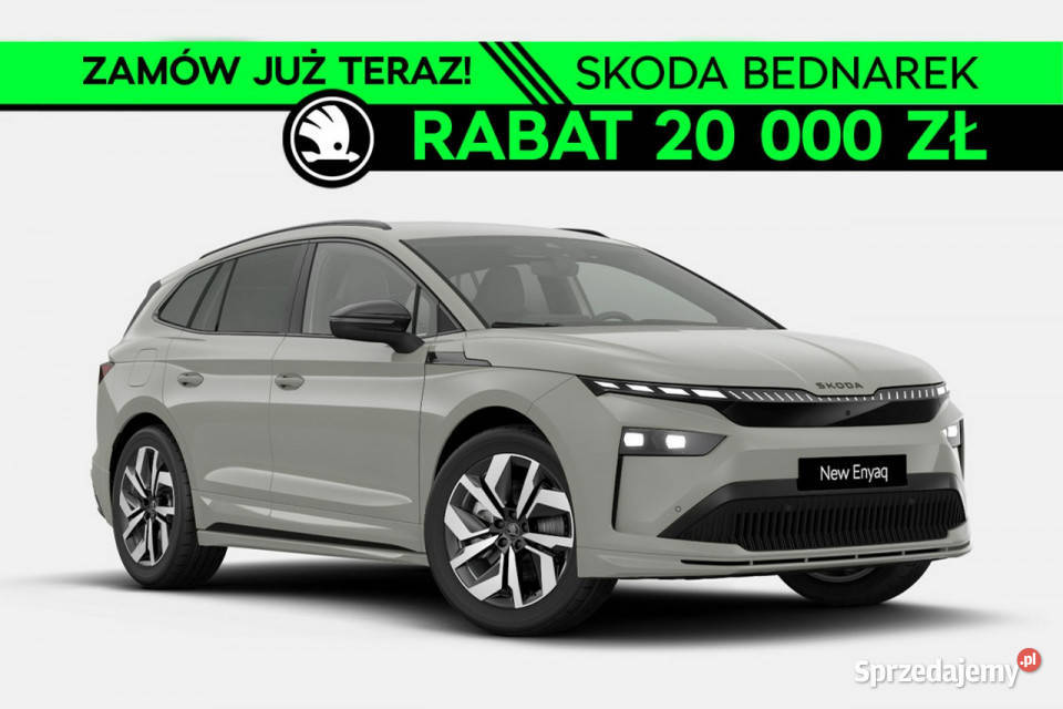 koda Enyaq Enyaq 85 82 kWh 285 Sportline ABS łódzkie Łódź sprzedam