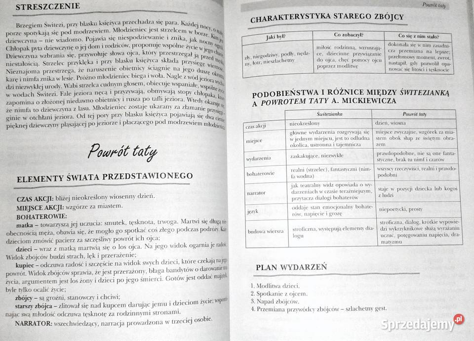 Powtórka z literatury kl 6 Szkoła podstawowa lubelskie Chełm