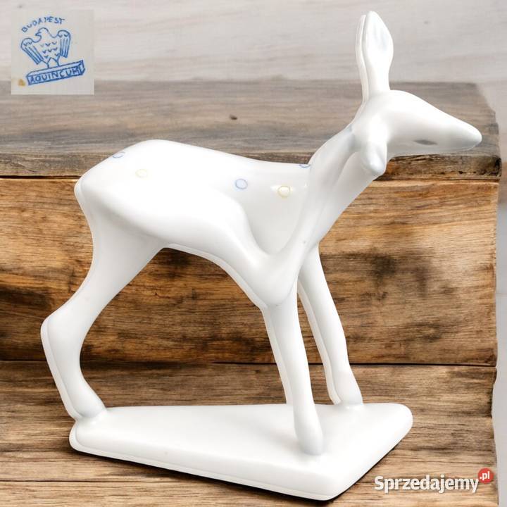 Look Sarna jelonek Imre Schrammel Aquincum Porcelana i szkło mazowieckie Bronisze sprzedam