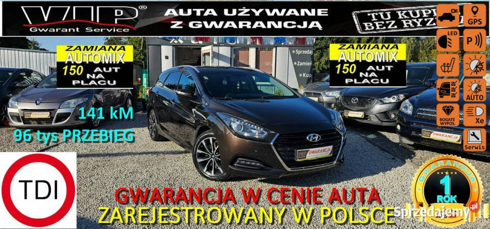 Hyundai i40 Lift Bogato Wyposażony klimatyzacja Świdnica