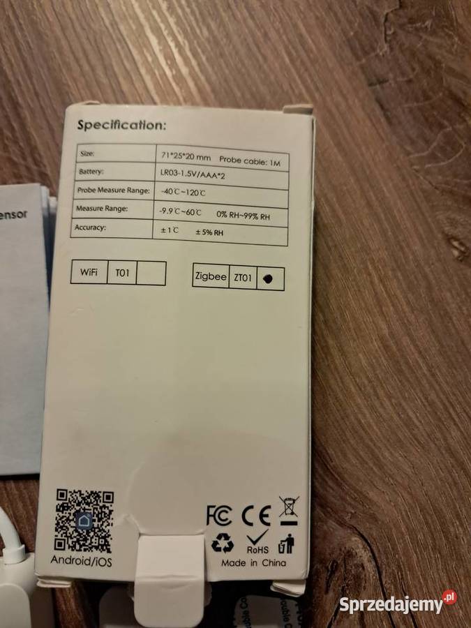nowy czujnik WiFi temperatury i wilgotności Sandomierz