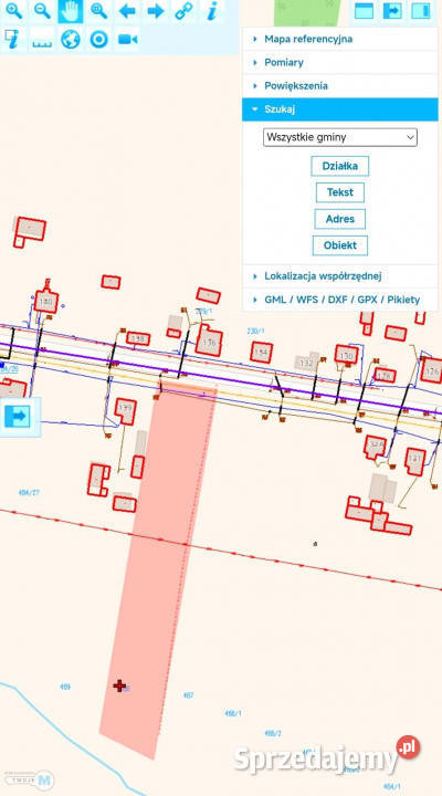 sprzedaży działki Mniów 5000 metrów