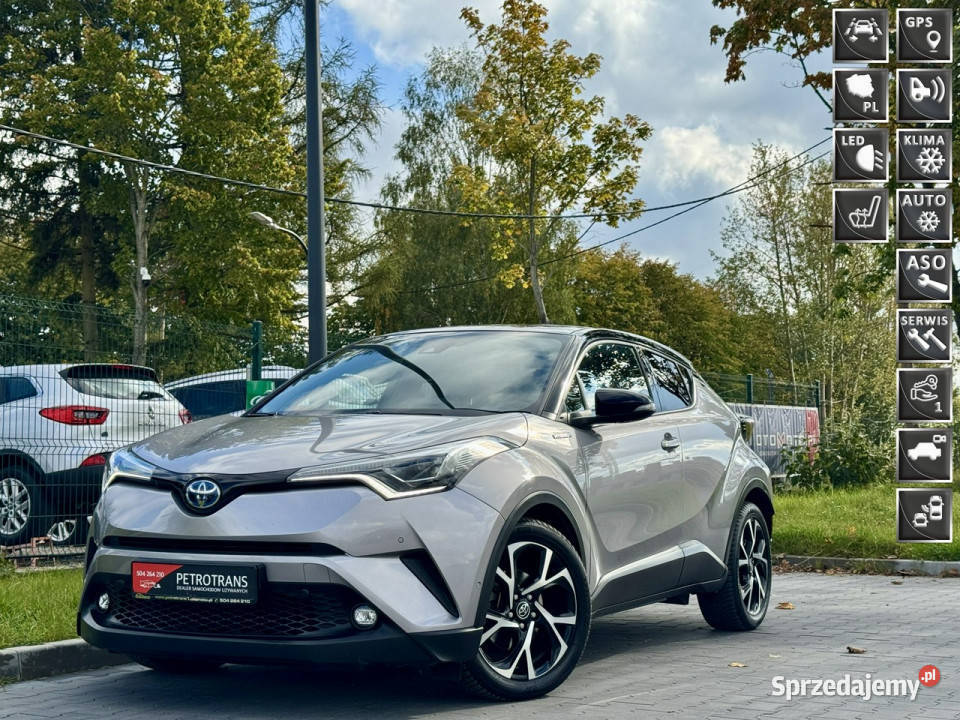 Toyota CHR 18 HYBRID FULL LED Nawigacja Kamera komputer pokładowy warmińsko-mazurskie Mrągowo
