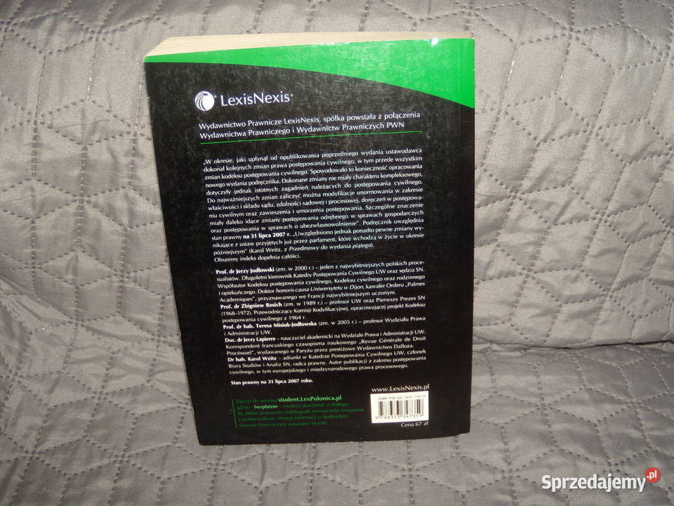 Postępowanie cywilne wydanie 5 Jerzy Jodłowski Pozostałe mazowieckie Warszawa
